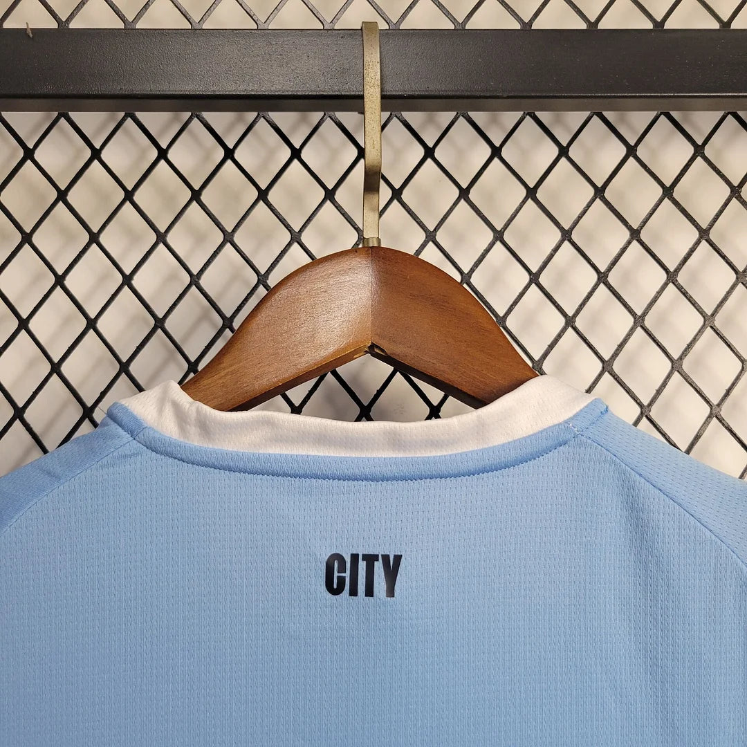 2025/2026 Manchester City Home Football Shirt with Shorts
