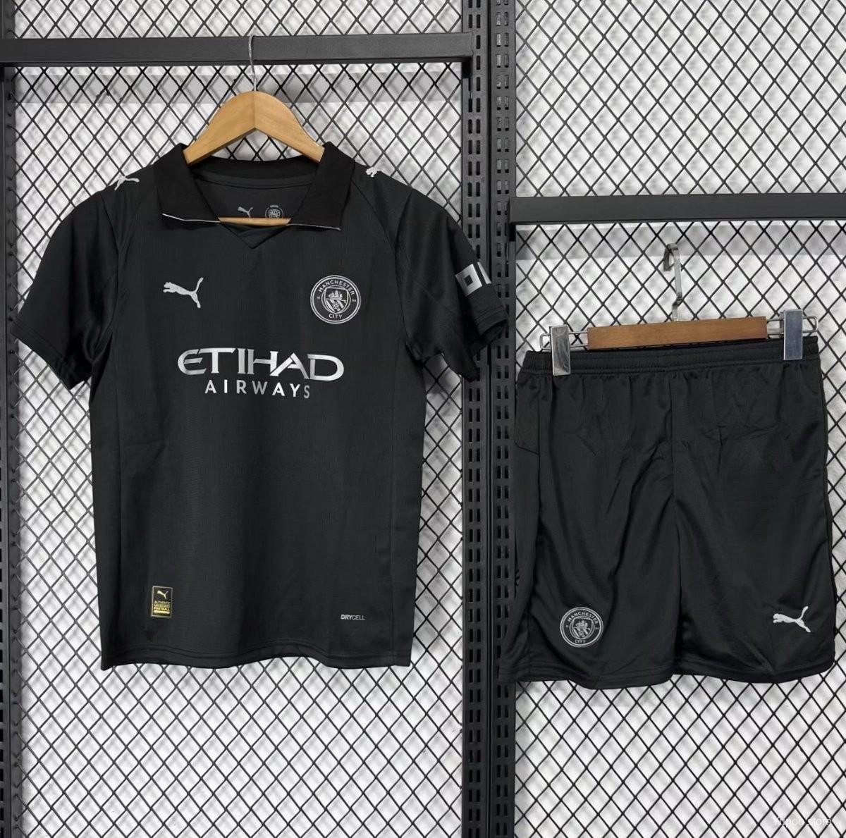 2025/2026 Manchester City Away Football Shirt with Shorts