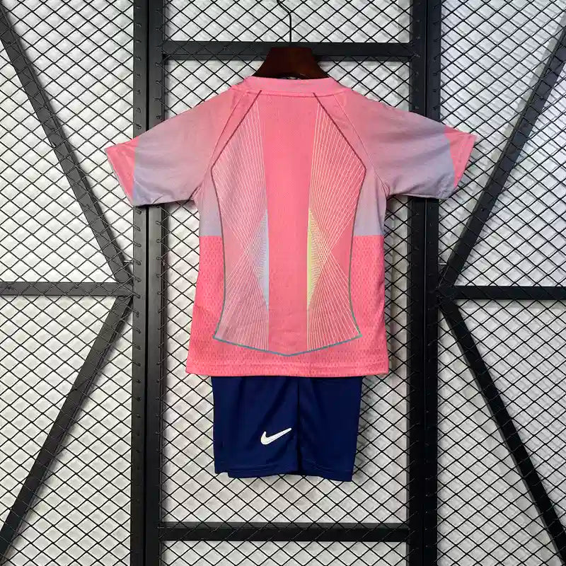 2025/2026  Barcelona Special Edition Pink football shirt with shorts
