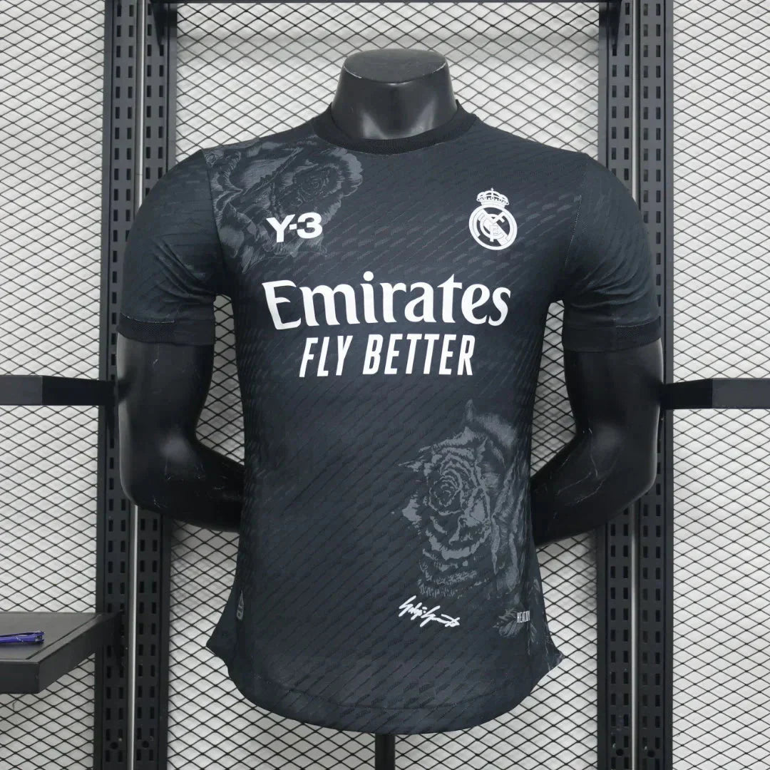 2024/2025 Real Madrid Y-3 Special Edition Black Football Shirt - Player Version