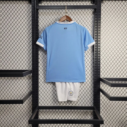 2025/2026 Manchester City Home Football Shirt with Shorts