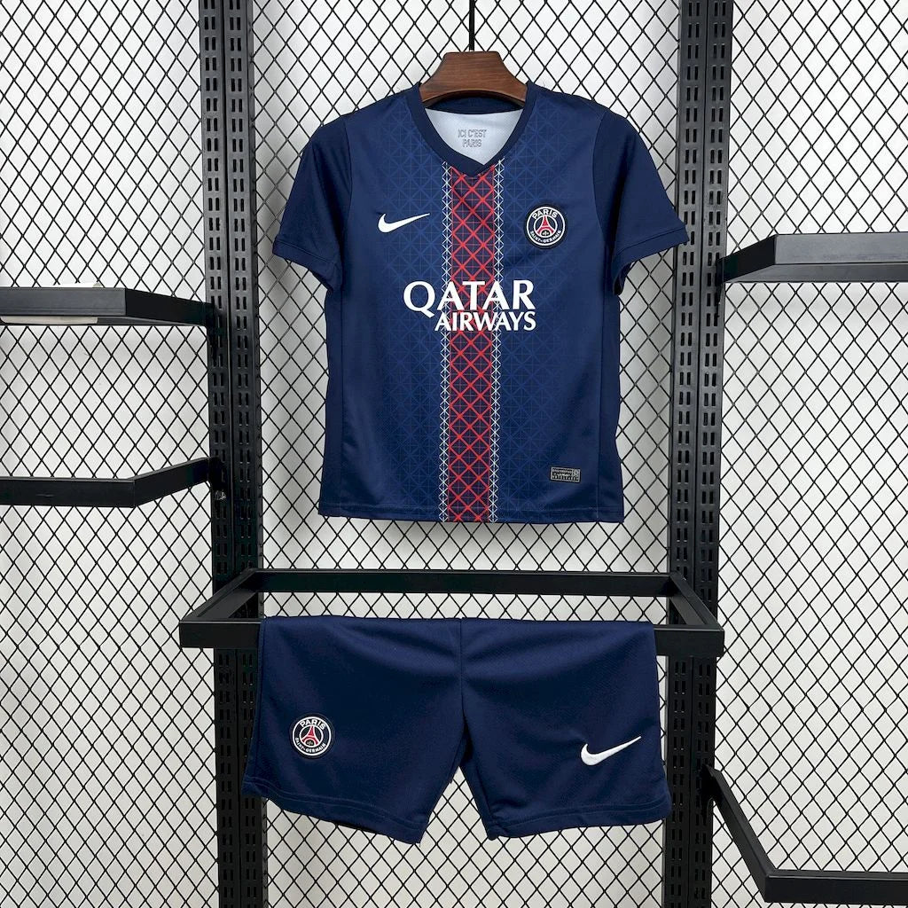 2025/2026 PSG Paris Saint-Germain Home Football Shirt with Shorts