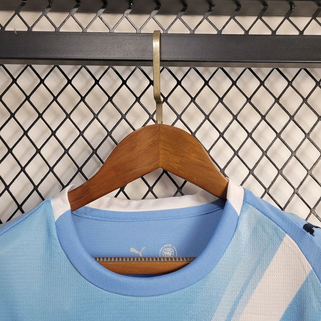 2025/2026 Manchester City Home Football Shirt with Shorts