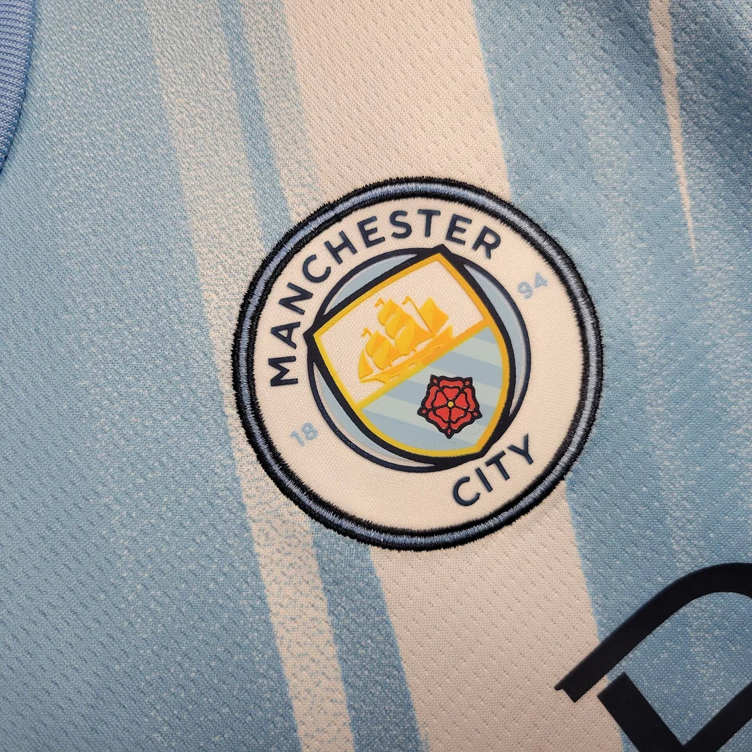 2025/2026 Manchester City Home Football Shirt with Shorts