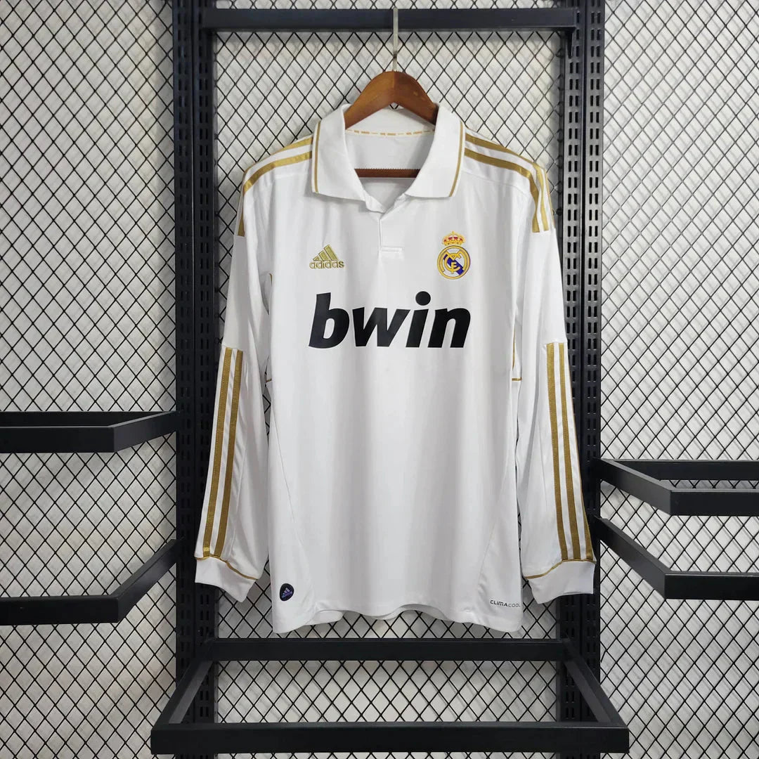 2011/2012 Retro Long Sleeve Real Madrid Home