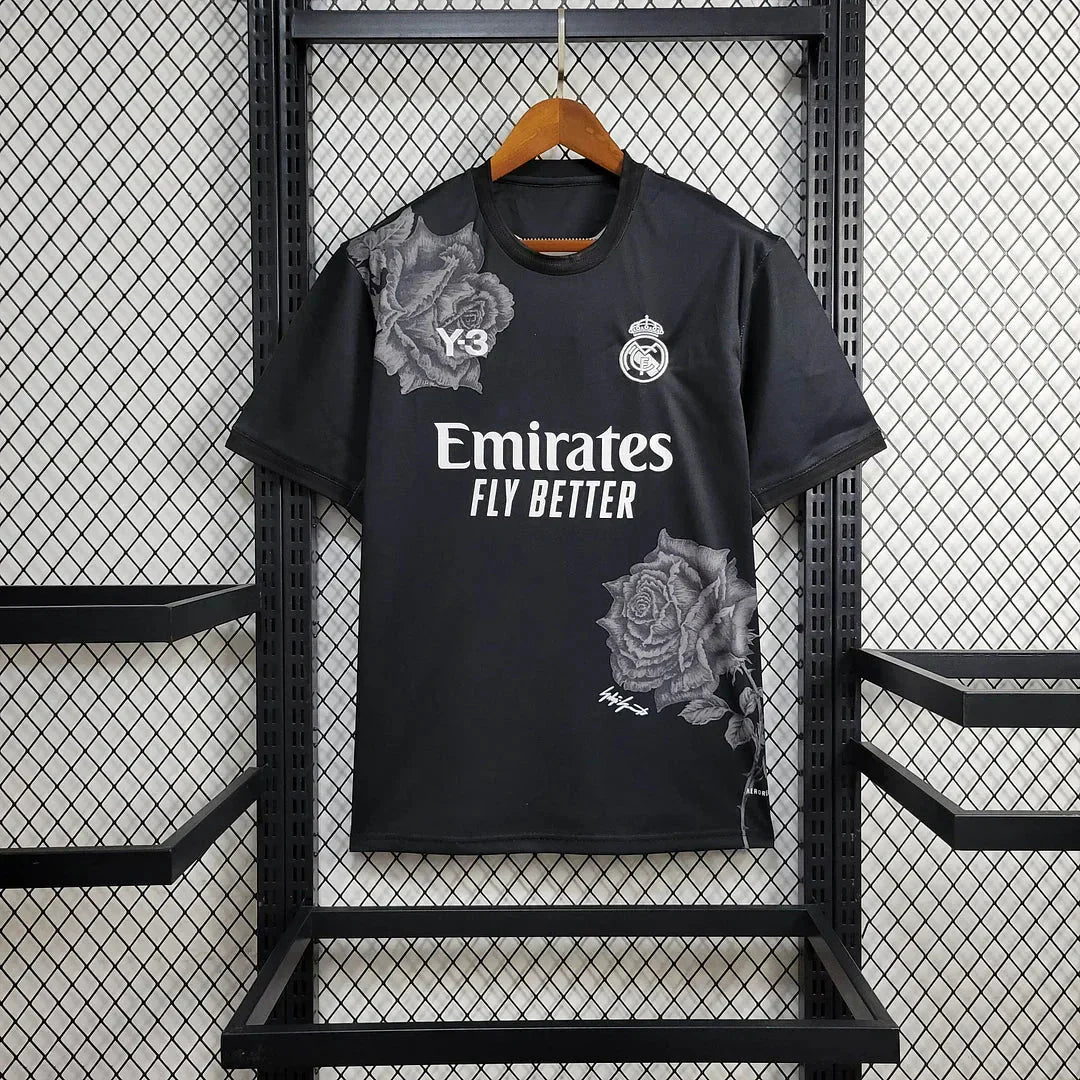 2024/2025 Real Madrid Y-3 Special Edition Black Football Shirt