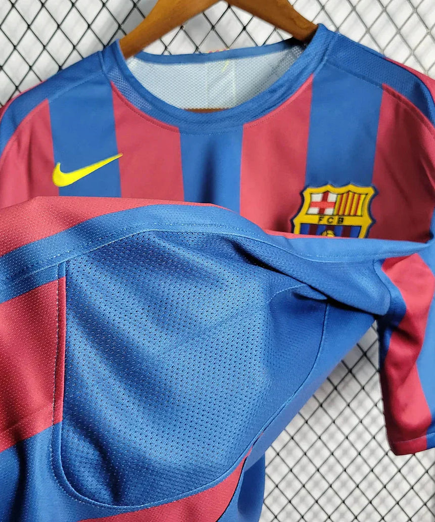 2005/2006 Retro Barcelona Home Football Shirt UEFA Champions League 1:1 Thai Quality