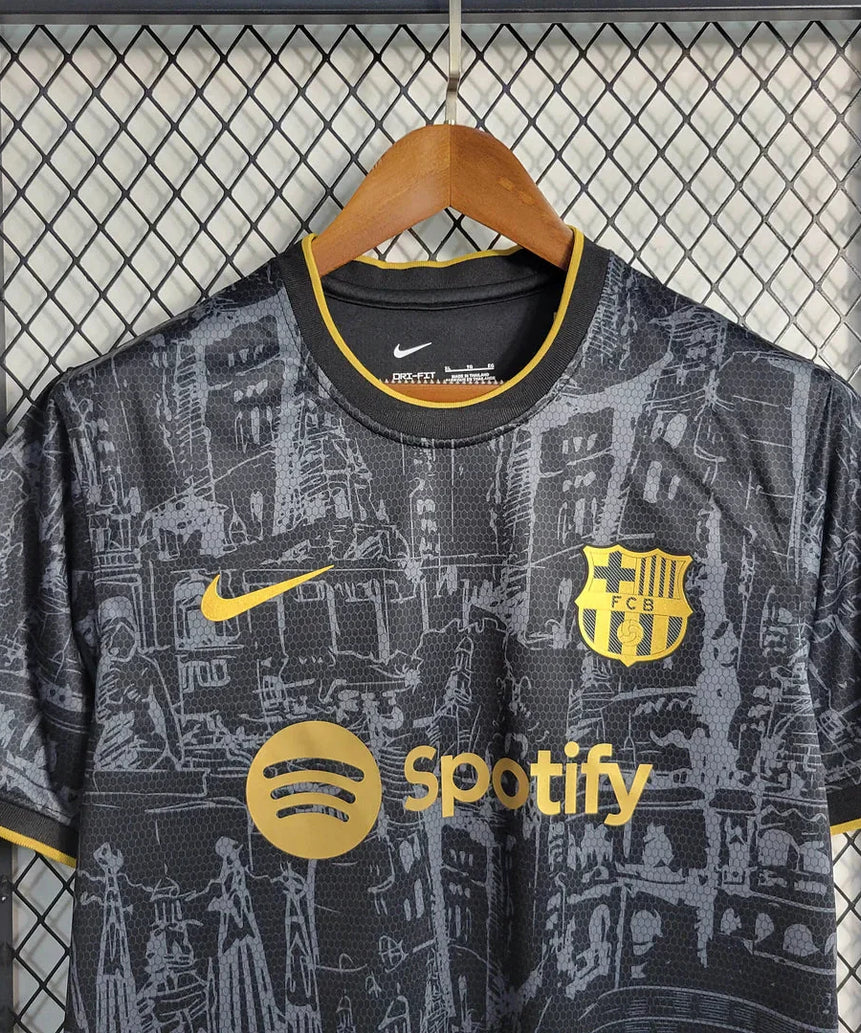 2023/2024 Barcelona Special Edition Black Football Shirt 1:1 Thai Quality