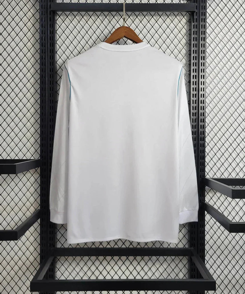 2017/2018 Retro Long Sleeve Real Madrid Home