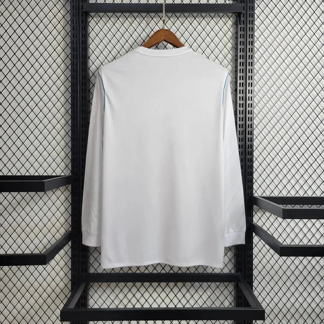 2017/2018 Retro Long Sleeve Real Madrid Home