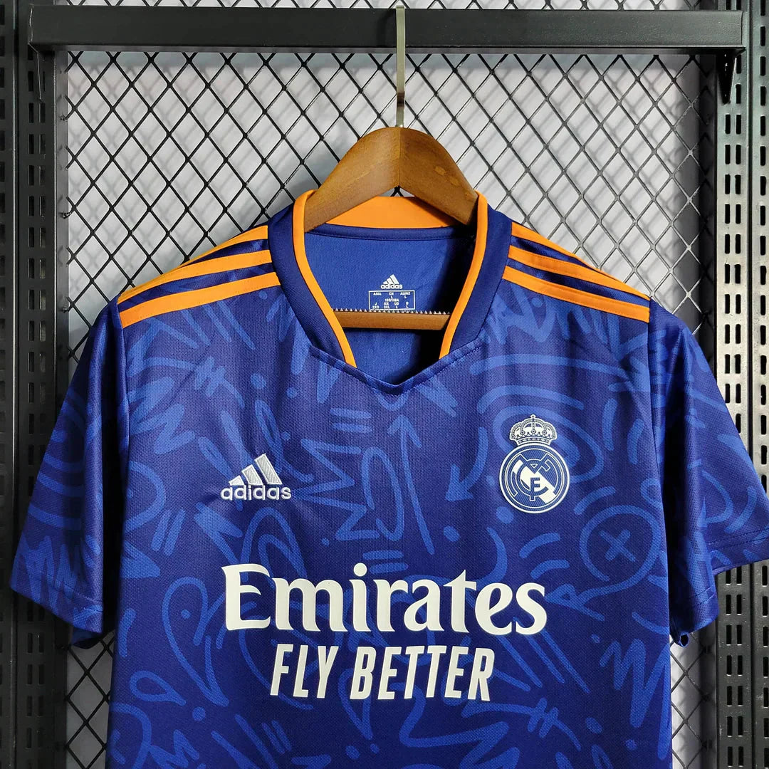 2021/2022 Retro Real Madrid Football Shirt Away