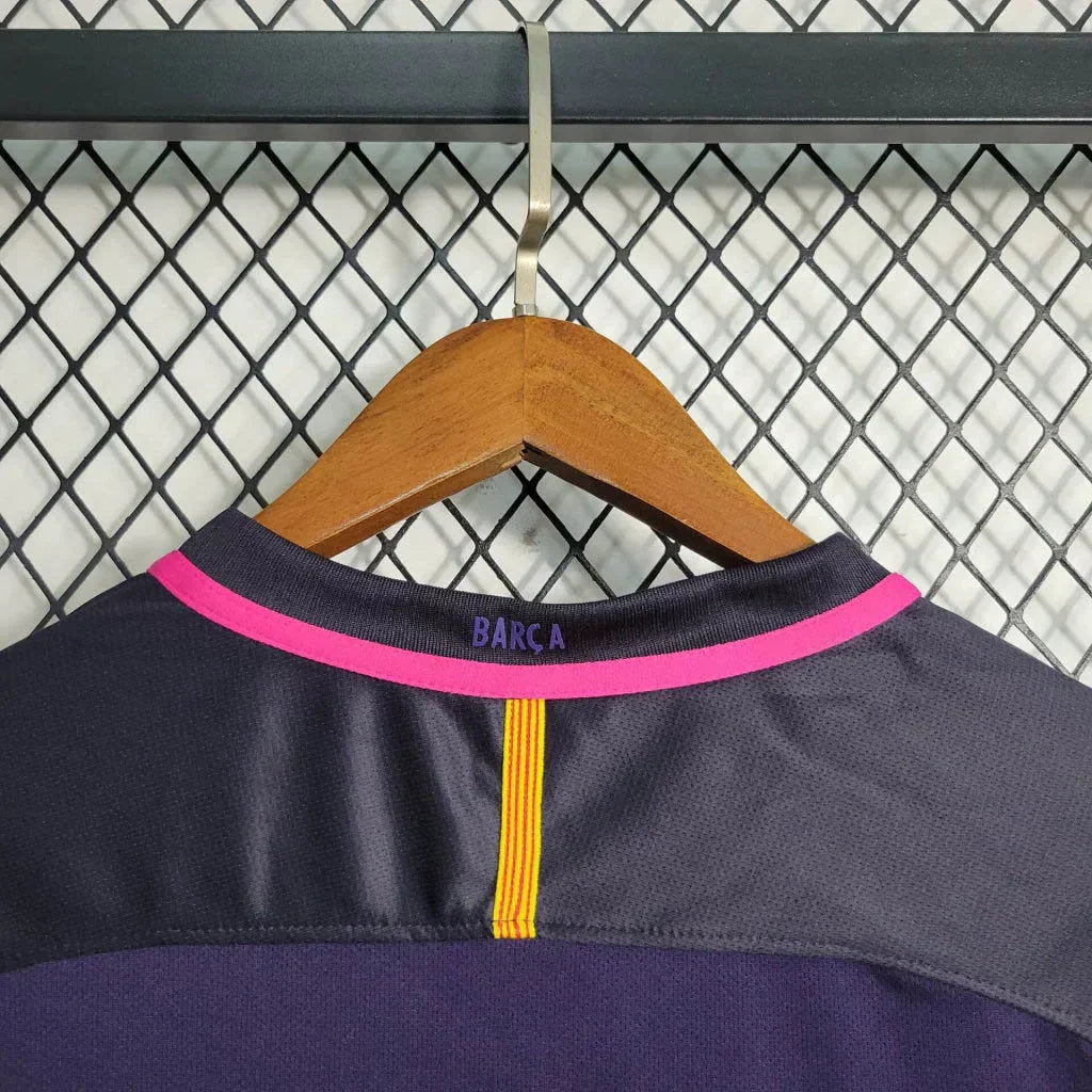 2016/2017 Retro Long Sleeve Barcelona Away Football Shirt 1:1