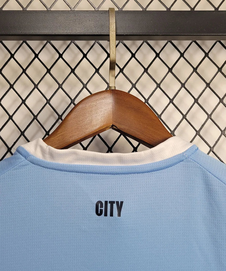 2025/2026 Manchester City Home Football Shirt with Shorts