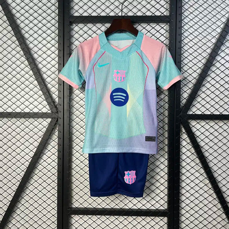 2025/2026  Barcelona Special Edition Color football shirt with shorts