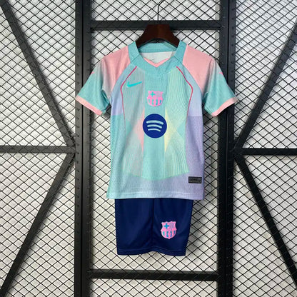 2025/2026  Barcelona Special Edition Color football shirt with shorts