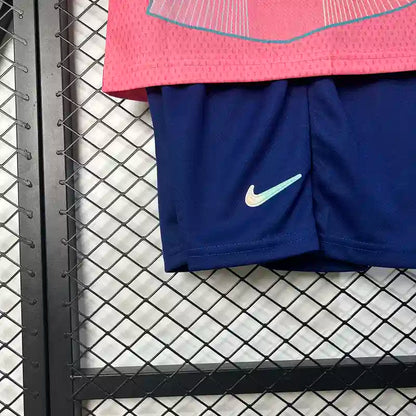 2025/2026  Barcelona Special Edition Pink football shirt with shorts