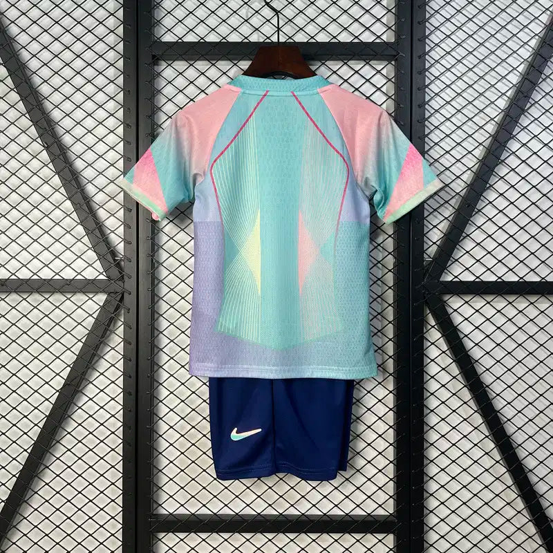 2025/2026  Barcelona Special Edition Color football shirt with shorts