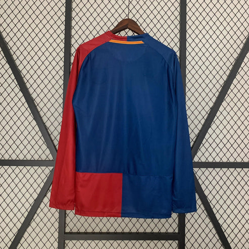 2008/2009 Retro Long Sleeve Barcelona Football Shirt Home Champions League 1:1 Thai Quality