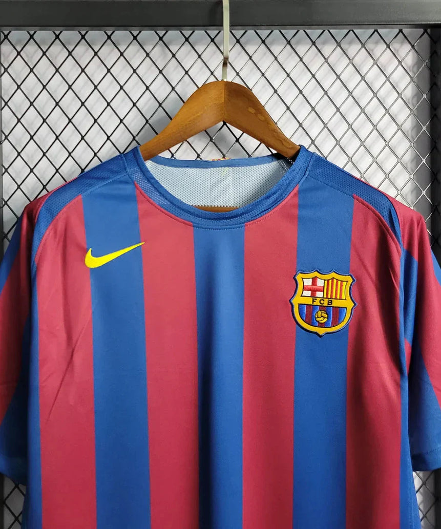 2005/2006 Retro Barcelona Home Football Shirt UEFA Champions League 1:1 Thai Quality