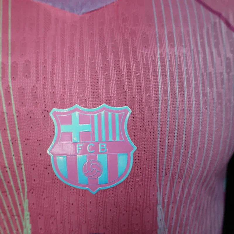 2025/2026 Player Version FC Barcelona Pink Special Edition Football Shirt - Jerso