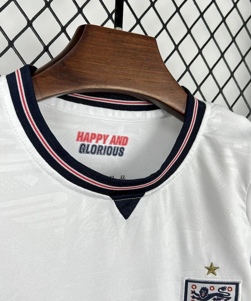 2026 England Home Football Shirt Kids Size