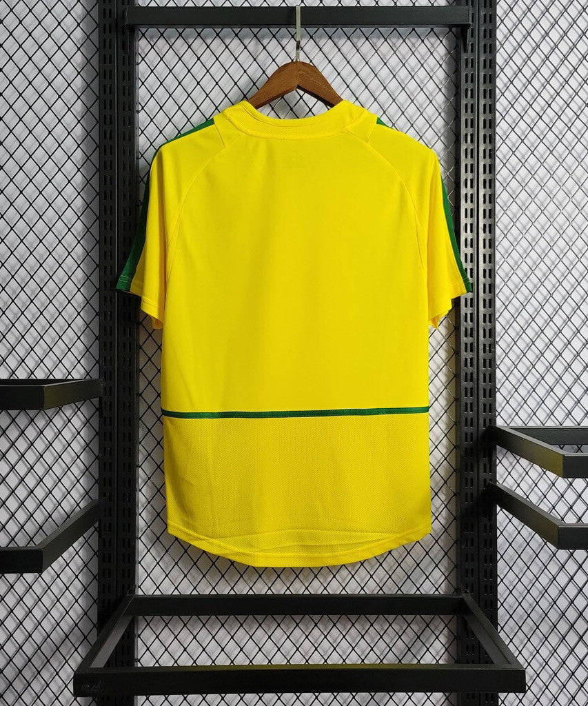 2002 Retro Brazil Soccer Jersey Home