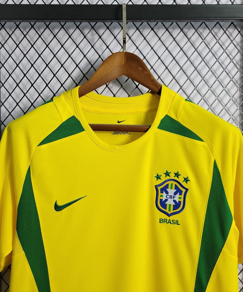 2002 Retro Brazil Soccer Jersey Home
