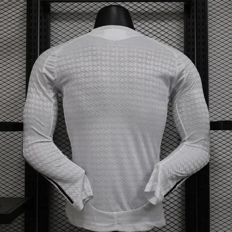 2024/2025 Long Sleeve Real Madrid Home Football Shirt 1:1 Thai Quality