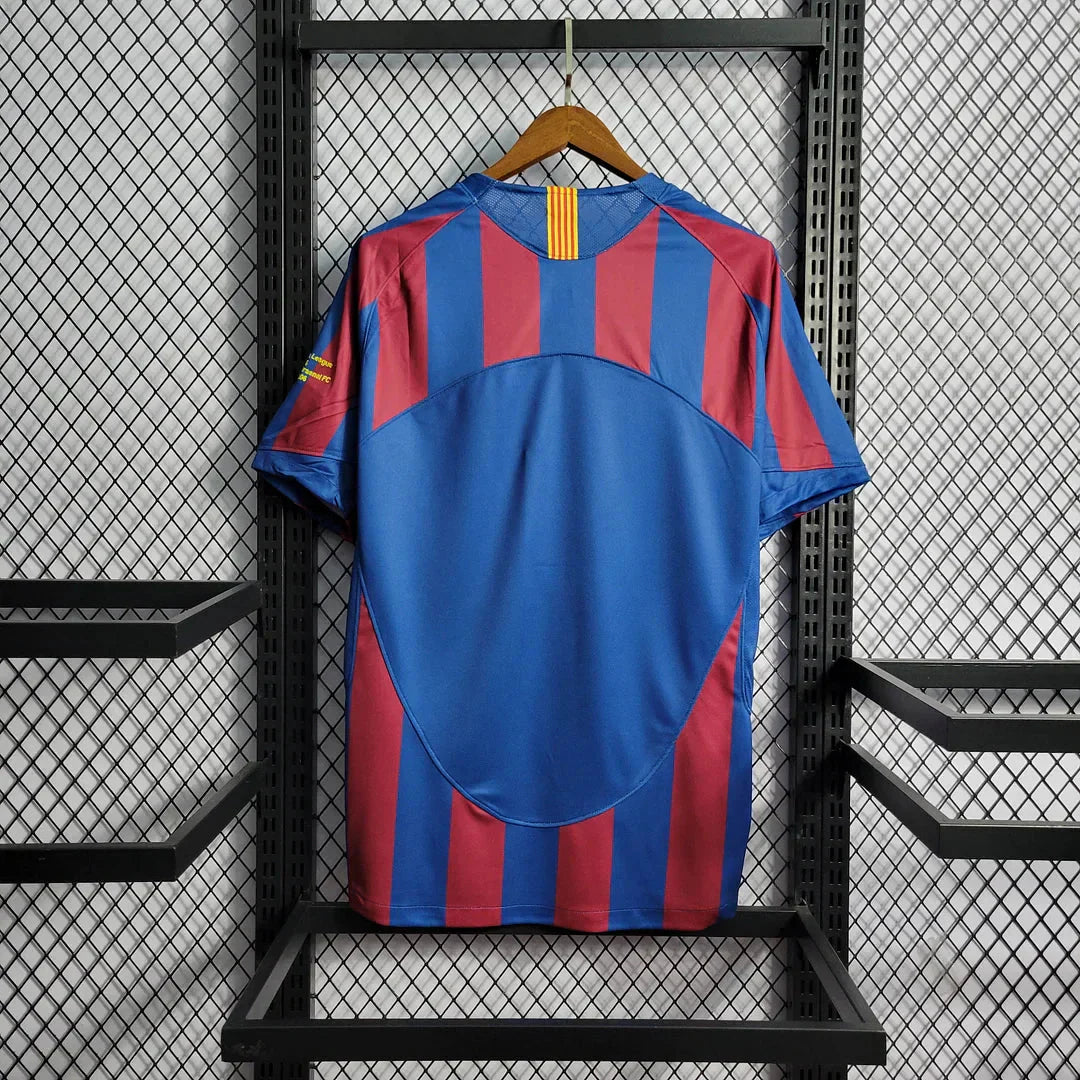2005/2006 Retro Barcelona Home Football Shirt UEFA Champions League 1:1 Thai Quality