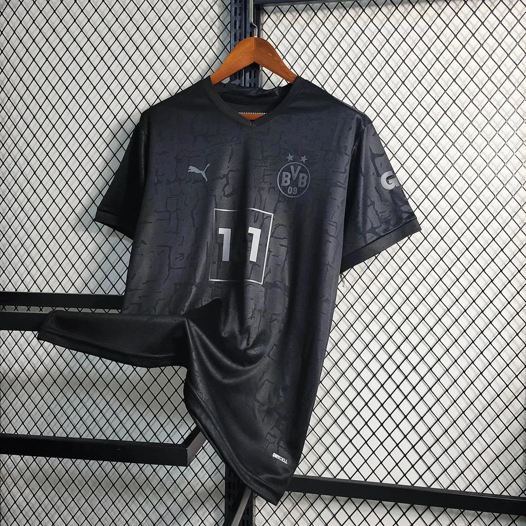 2023 Dortmund Blackout Special Edition Football Shirt