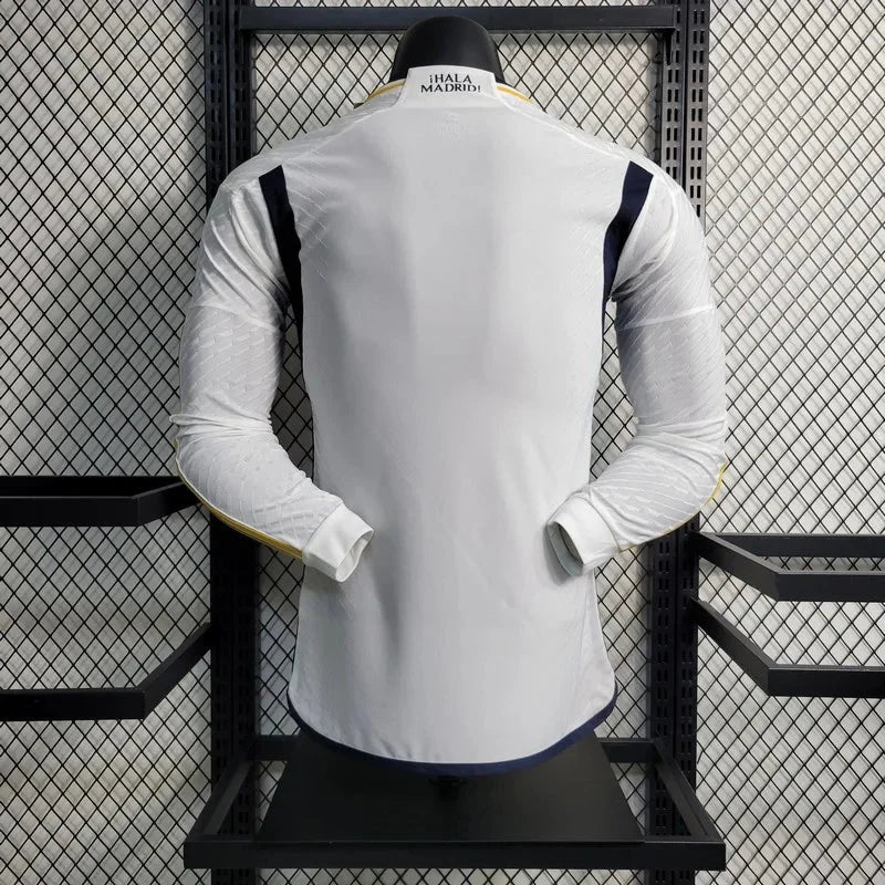 2023/2024 Long Sleeve Real Madrid Home Football Shirt