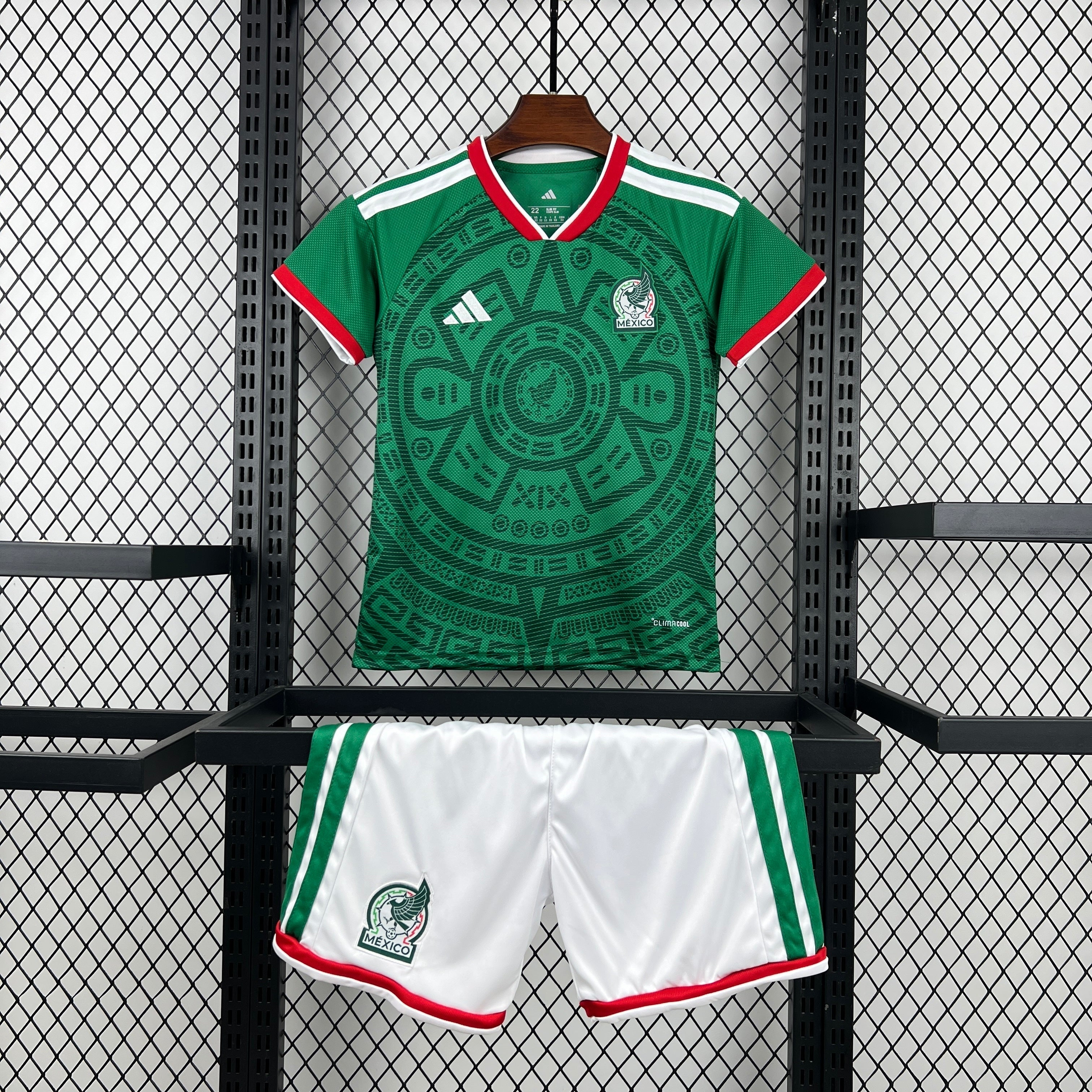 2026 Mexico Home World Cup Football Jersey Kids Size