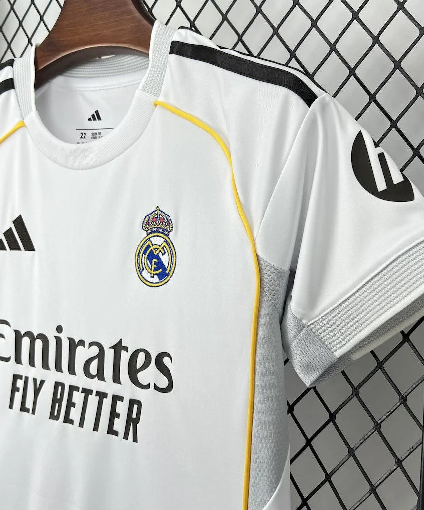2025/2026 Real Madrid Home Football Shirt with Shorts