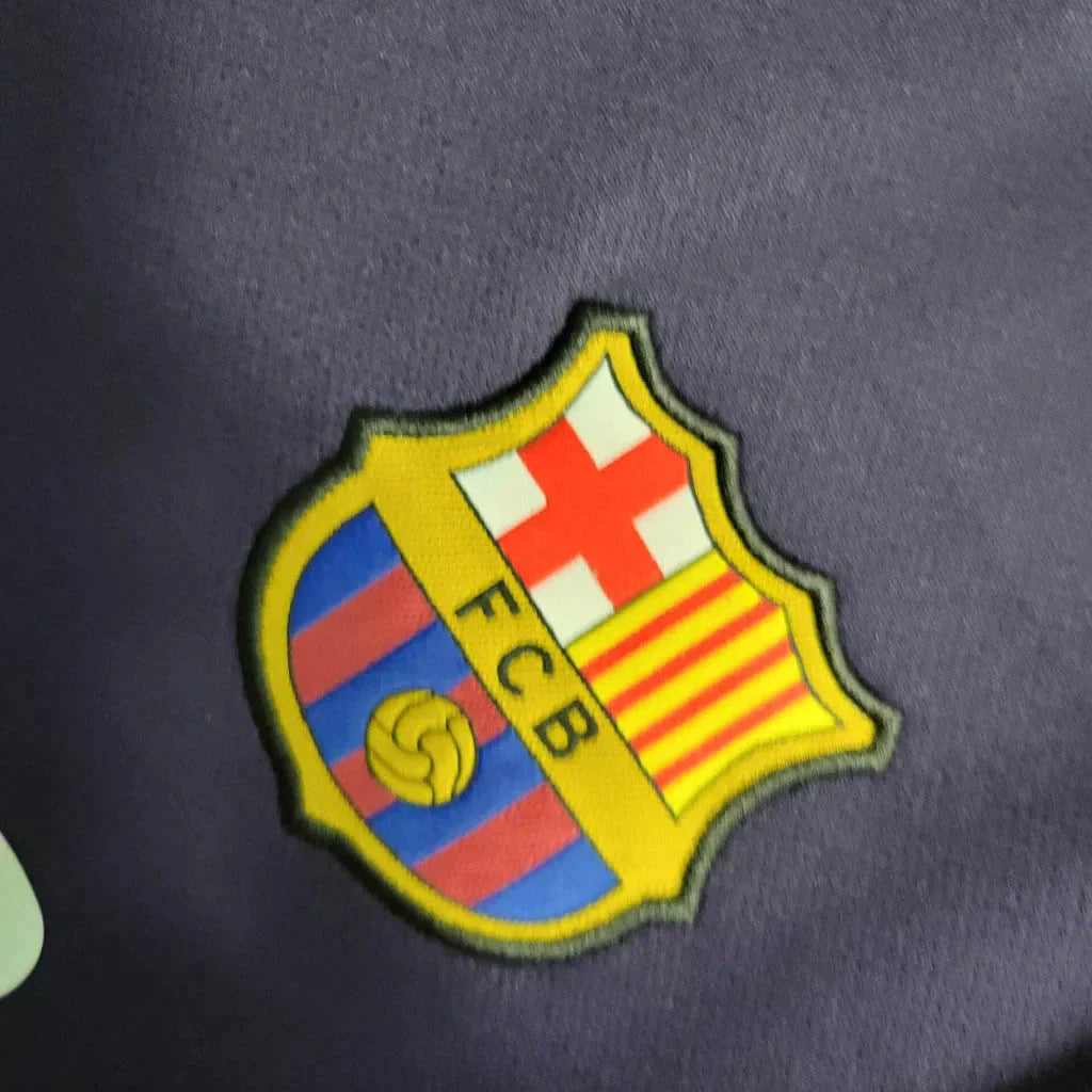 2016/2017 Retro Long Sleeve Barcelona Away Football Shirt 1:1