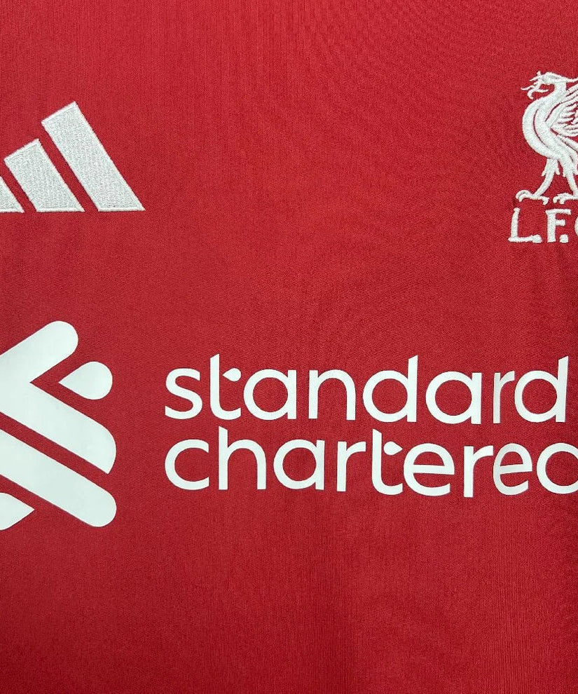 2025/2026 Liverpool Home Football Shirt