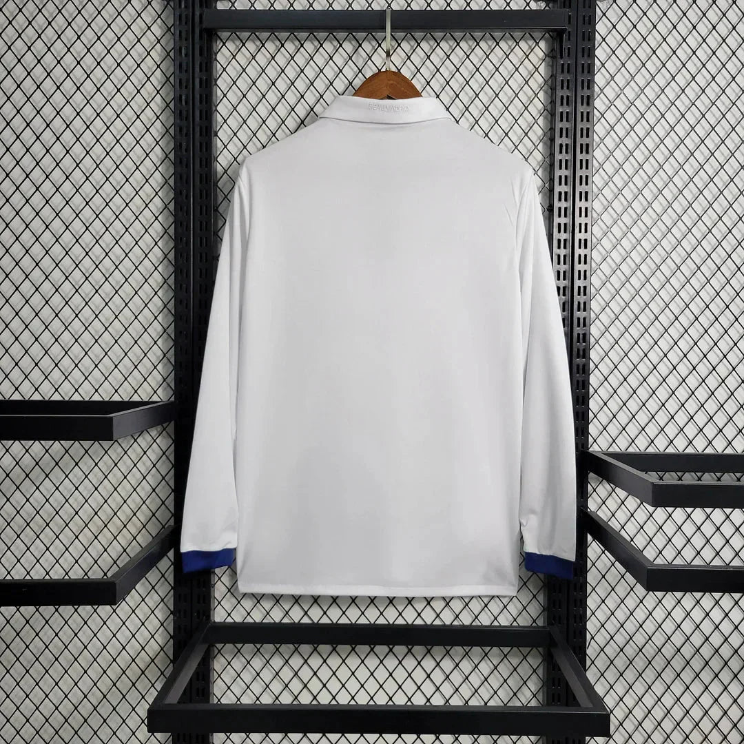 2016/2017 Retro Long Sleeve Real Madrid Home Football Shirt 1:1 Thai Quality