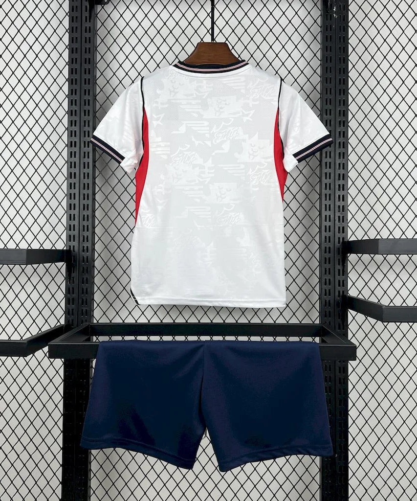 2026 England Home Football Shirt Kids Size