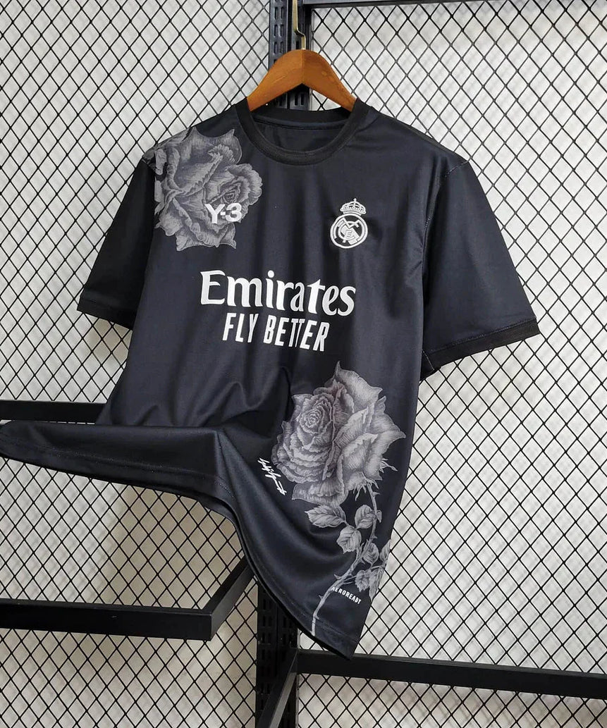 2024/2025 Real Madrid Y-3 Special Edition Black Football Shirt