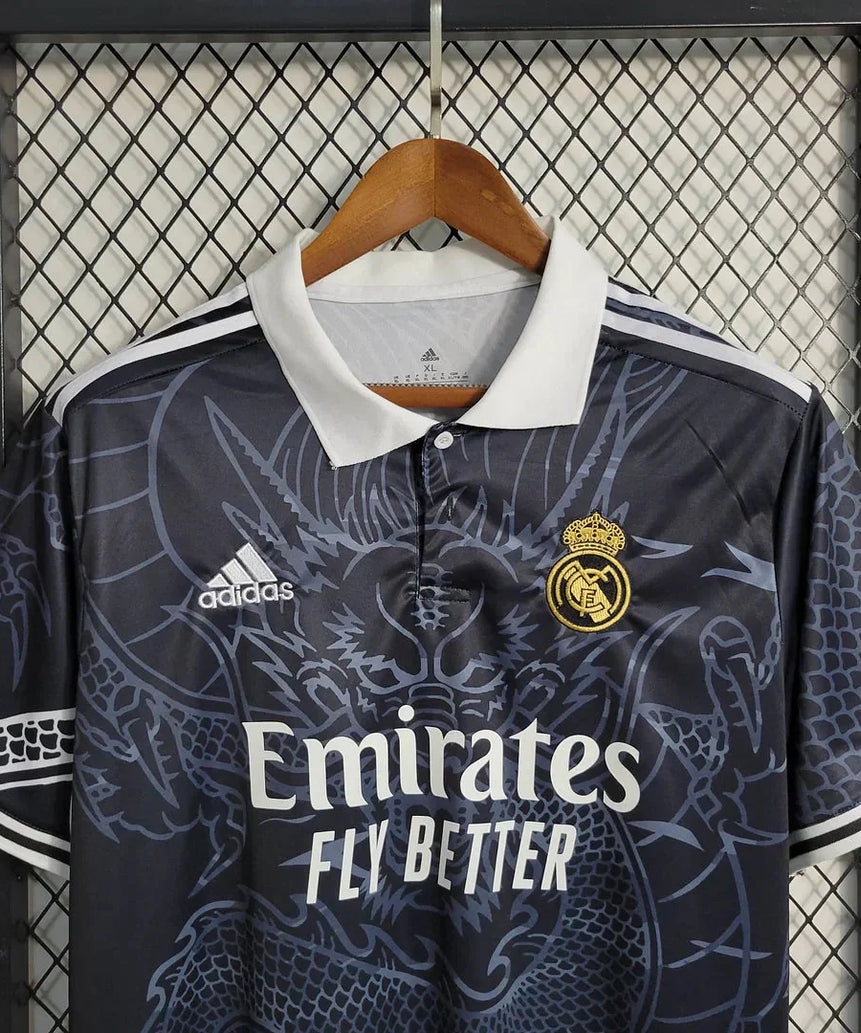 2023/2024 Real Madrid Chinese Dragon Black Football Shirt
