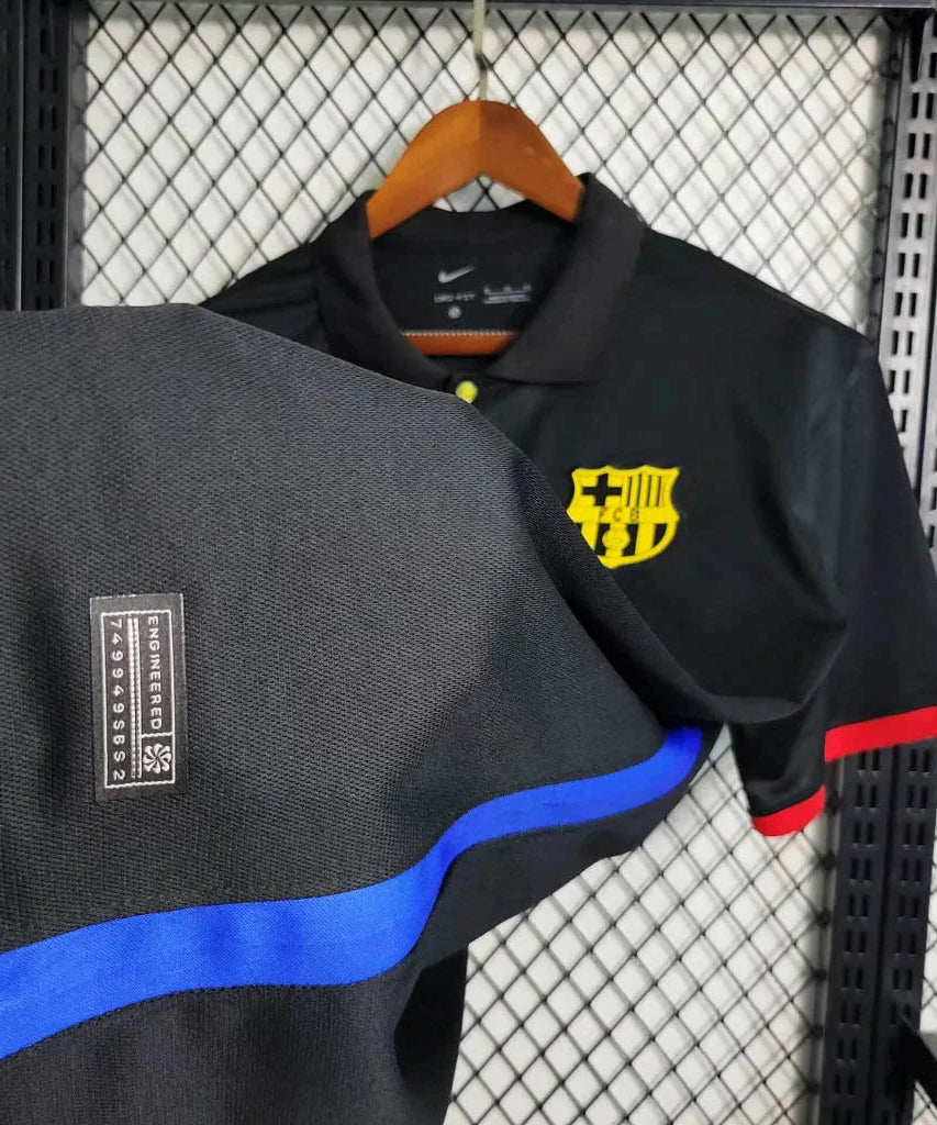 2023/2024 Barcelona POLO Black Shirt
