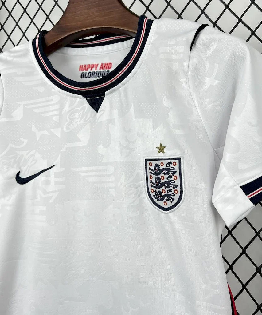 2026 England Home Football Shirt Kids Size