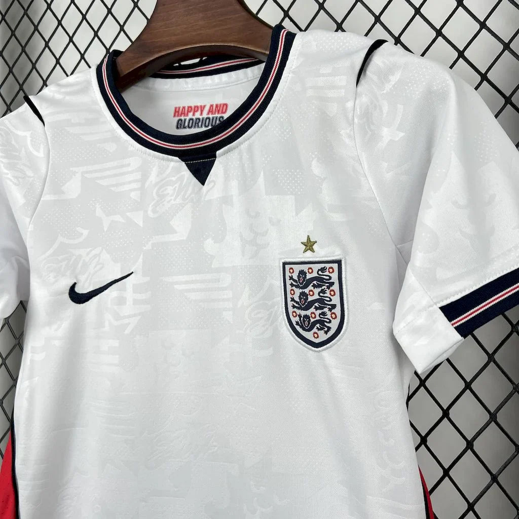 2026 England Home Football Shirt with shorts