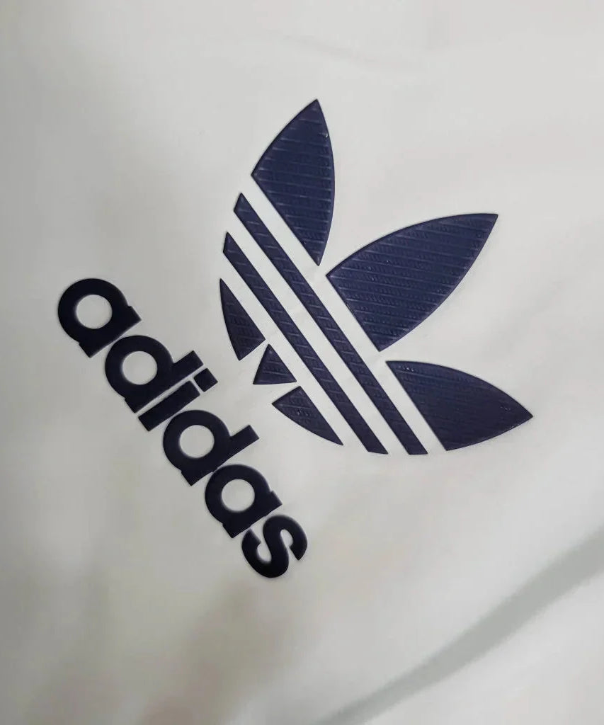 2023/2024 Real Madrid Windbreaker White Blue Soccer Jersey