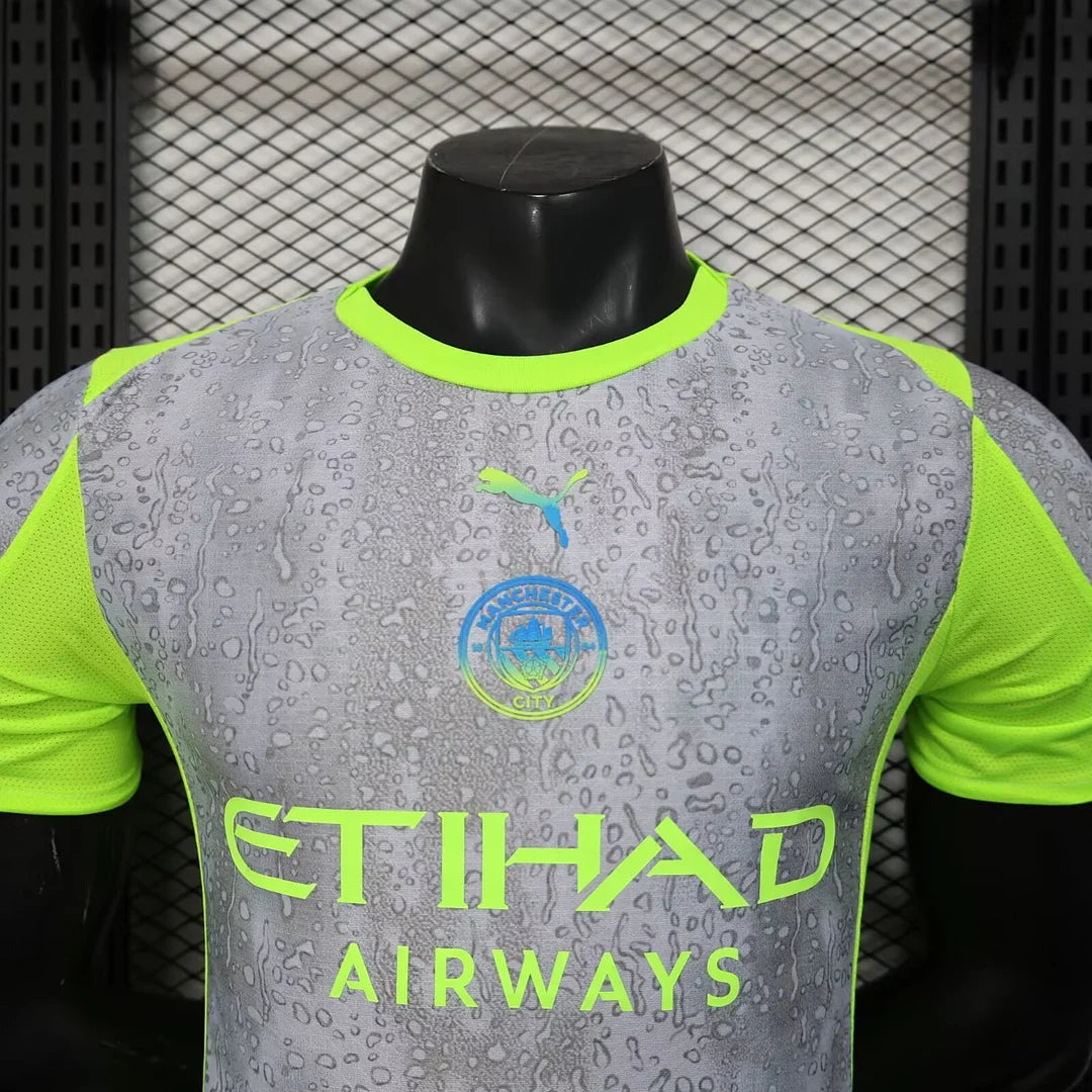2025/2026 Player Version Manchester City Third Away Football Shirt