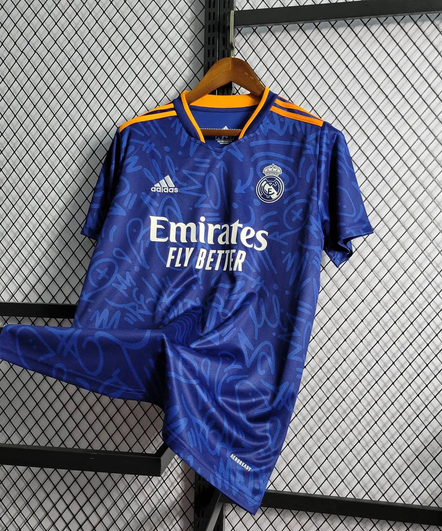 2021/2022 Retro Real Madrid Football Shirt Away