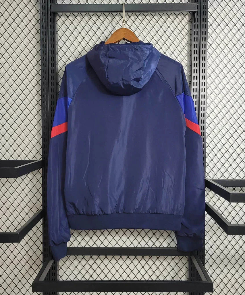 2023/2024 Barcelona Windbreaker Blue Jersey