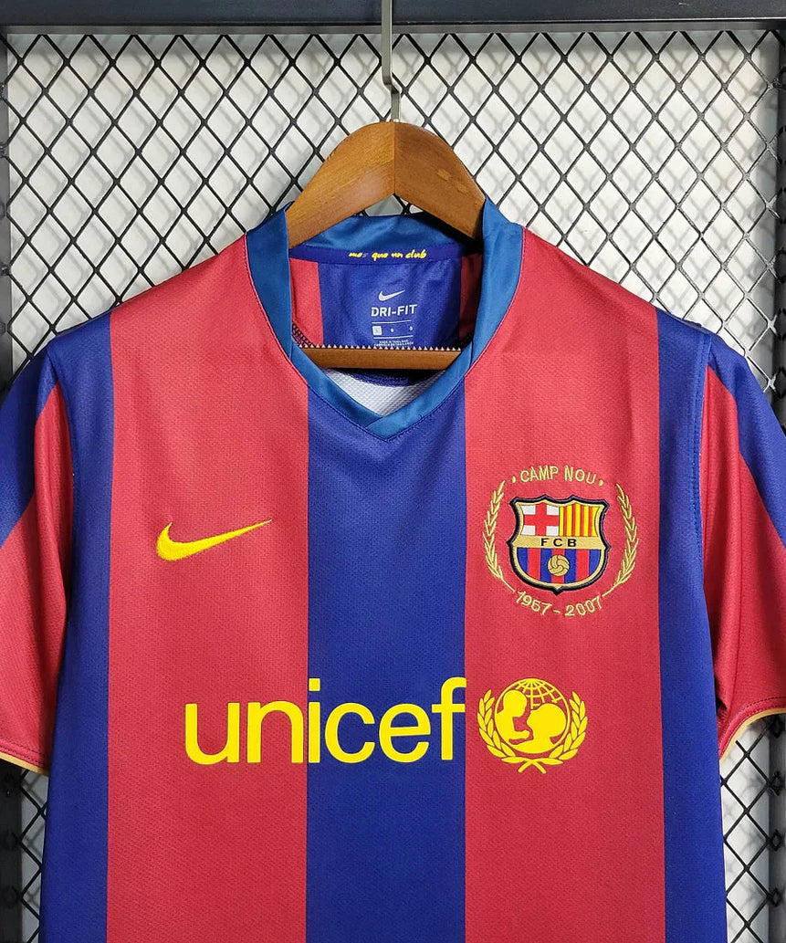 2007/2008 Retro Barcelona Home Football Shirt 1:1 Thai Quality