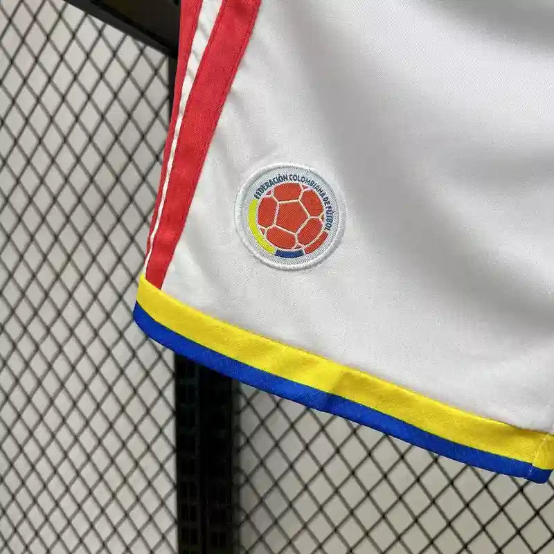 2026 Kids Size Colombia Home Football Shirt with shorts