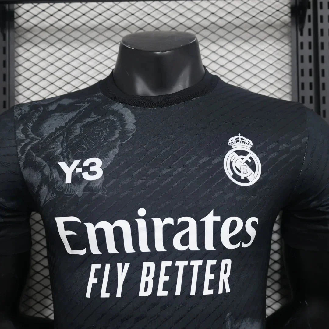 2024/2025 Real Madrid Y-3 Special Edition Black Football Shirt - Player Version