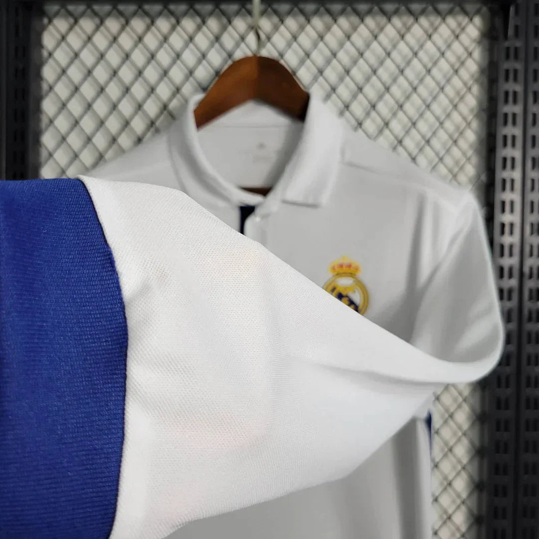 2016/2017 Retro Long Sleeve Real Madrid Home Football Shirt 1:1 Thai Quality